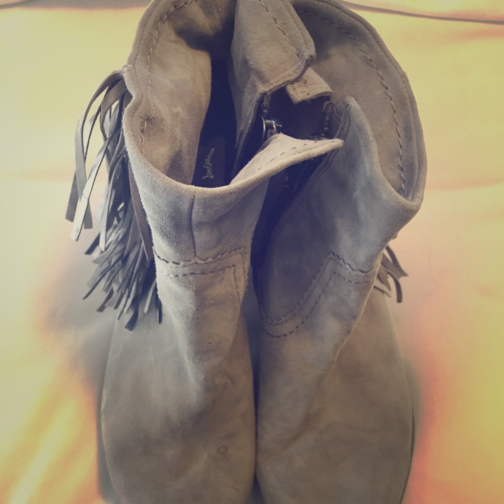 Sam Edelman gray booties